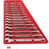 Milwaukee Elec.Tool Milwaukee 15-Pc. Standard Combination Wrench Set - Pack of 2