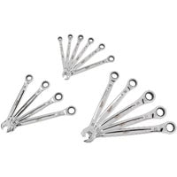 Milwaukee Elec.Tool Milwaukee 15-Piece Metric Ratcheting Combination Wrench Set
