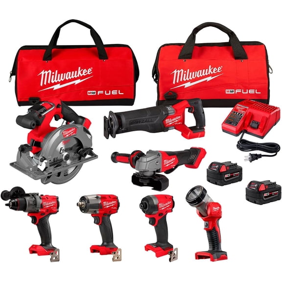 Milwaukee Electric - M18 Fuel 7-Tool Combo Kit 3697-27