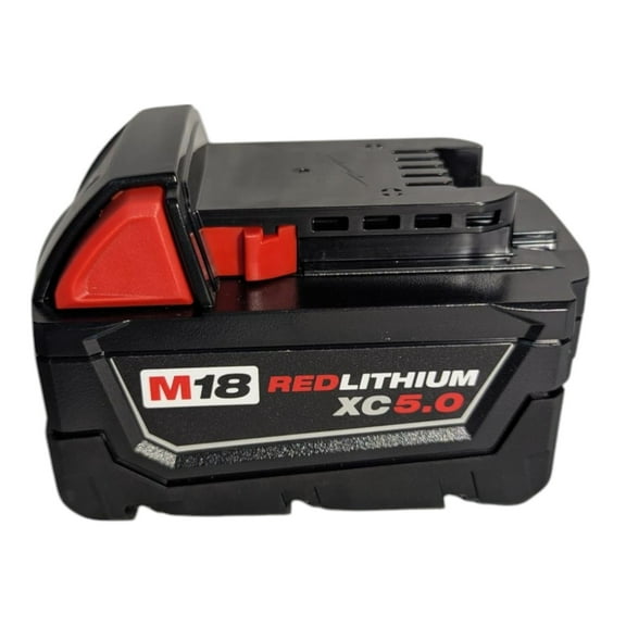Milwaukee 48-11-1850 M18 REDLITHIUM XC 5.0Ah Battery Pack 18V Lithium-Ion Rechargeable Power Tool Battery