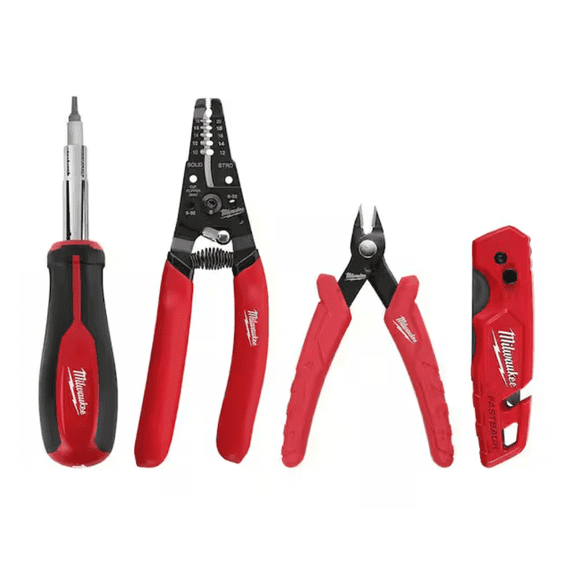 Milwaukee Electrician's Hand Tool Kit (4-Piece)