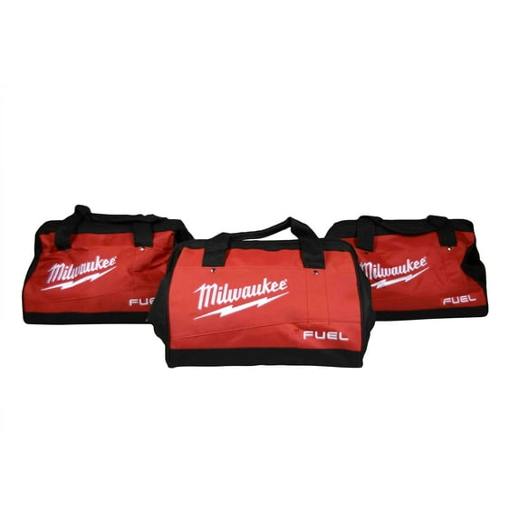 Milwaukee Fuel 13" Heavy Duty Contractor Tool Bag - Three Pack