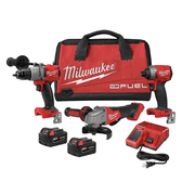 Milwaukee Hammer Drill 18V Lithium-Ion Impact Driver Grinder Cordless Combo Kit