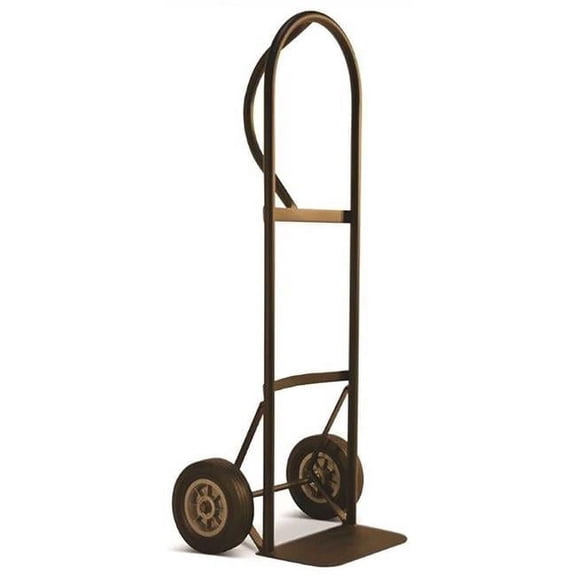 Milwaukee Hand Truck DC30020 600 lbs P-Handle Truck with 8 in. Solid Tire, Black