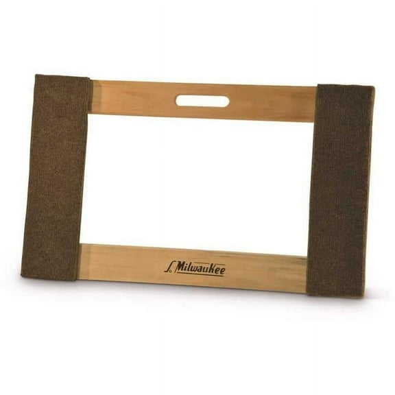 Milwaukee Hand Truck DC33800 18 x 30 in. Wood Furniture Dolly, Tan - 1000 lbs