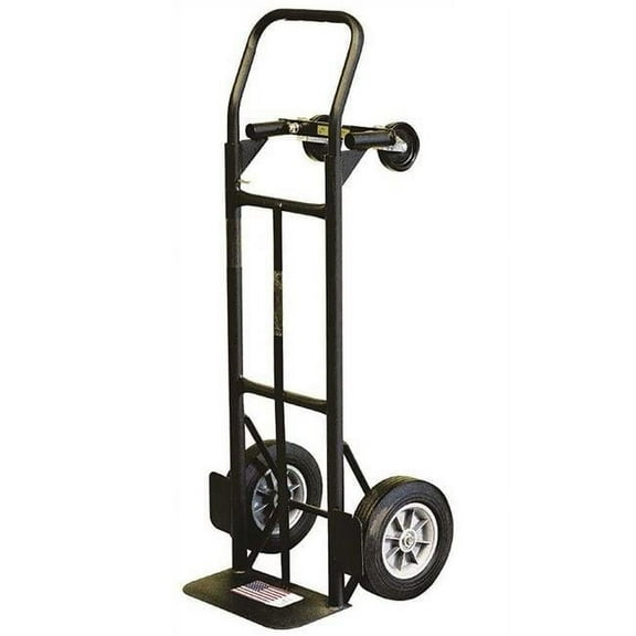 Milwaukee Hand Truck DC36080S 800 lbs Convertible Hand Truck with 10 in. Solid Puncture Proof Tires