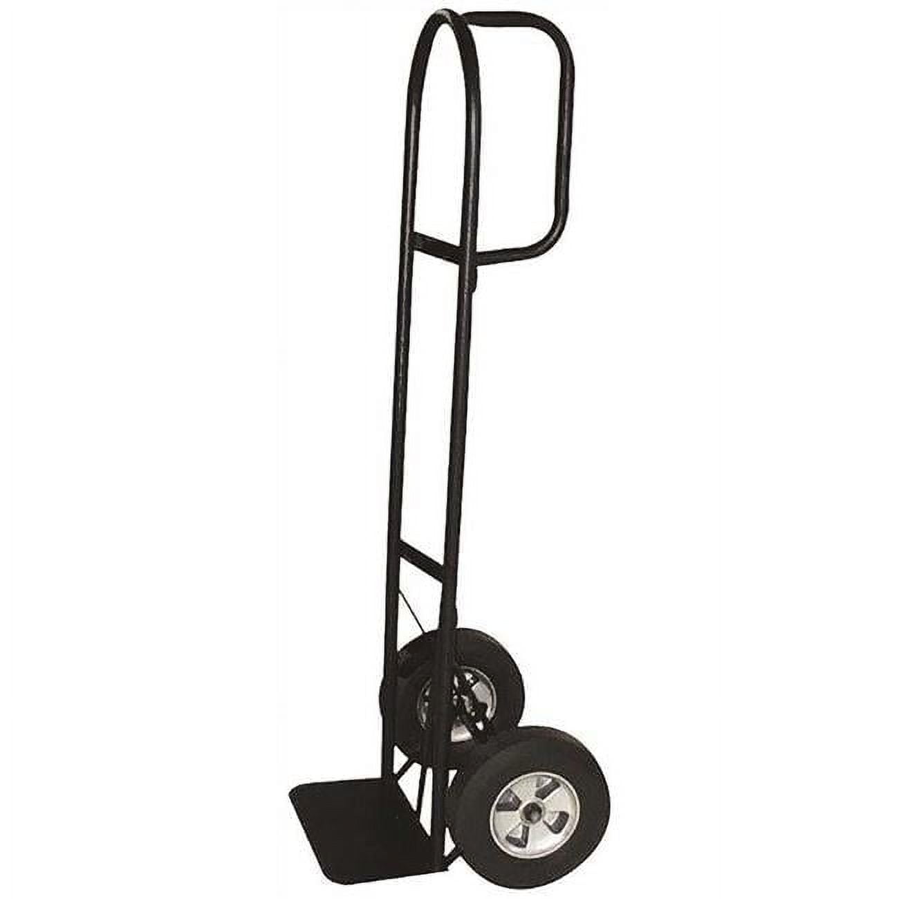 Milwaukee Hand Truck DC37019 800 lbs D-Handle Truck with 10 in. Solid Puncture Proof Tire, Black