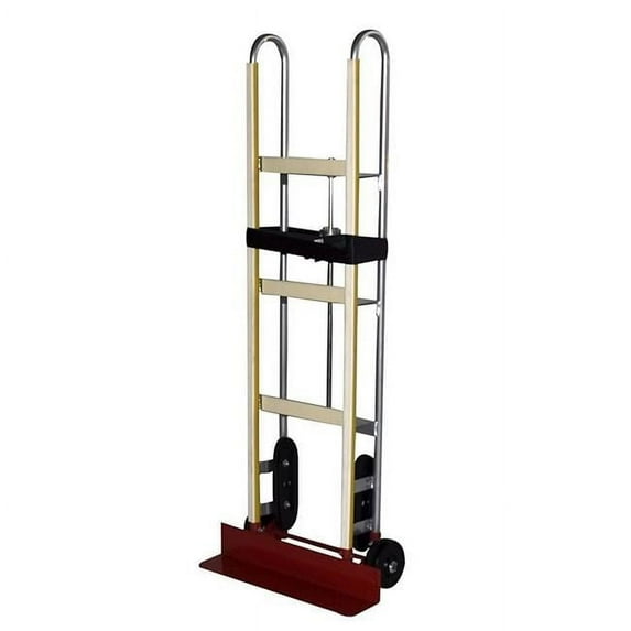 Milwaukee Hand Truck DC40187 Aluminum Appliance Truck with Ratchet Tightener, Black