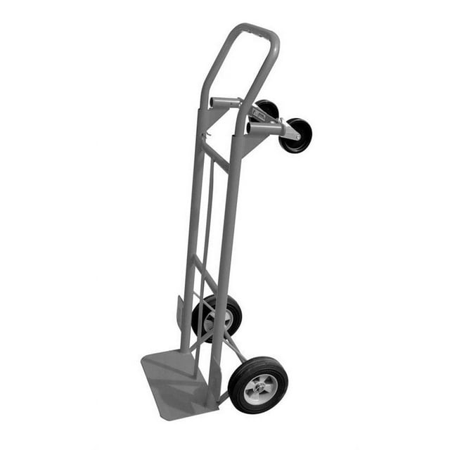 Milwaukee Hand Trucks 35081 Convertible Truck with Puncture Proof Tires, 8"