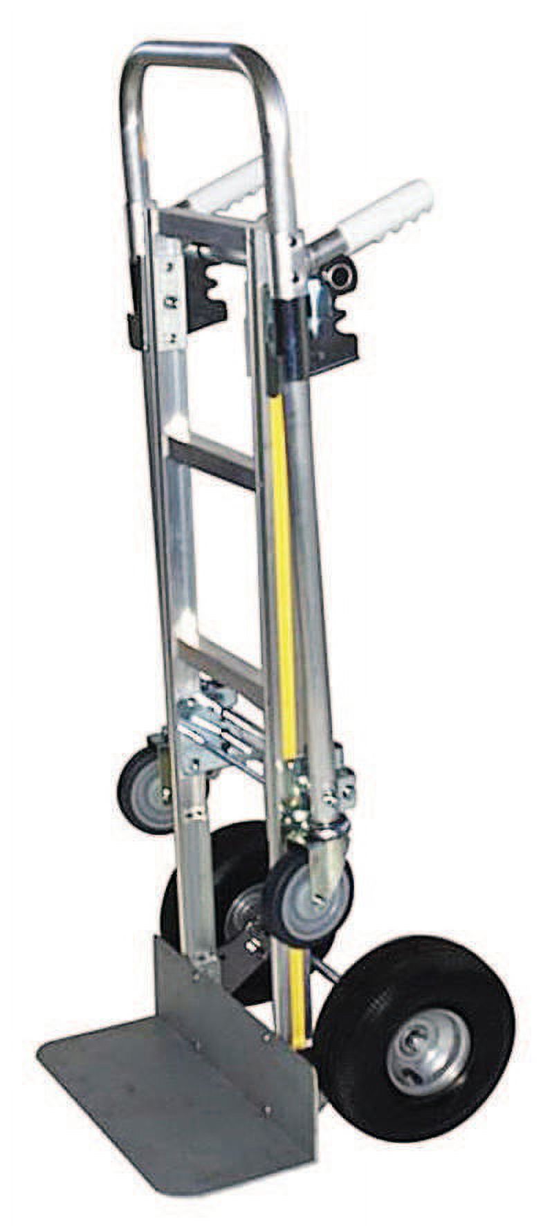 Milwaukee Hand Trucks Convertible Hand Trucks, 500 lb;650 lb Cap., 8 x 18" Base Plate, Twin Pin Handle