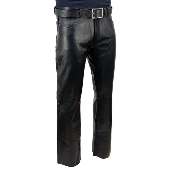 Milwaukee Leather Men's Premium Classic Casual Leather Motorcycle Riding Pants 40