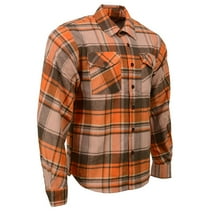 Milwaukee Leather Heavy-Duty 100% Cotton Long Sleeve Flannels for Men in Various Color/Pattern Options MNG 4X-Large