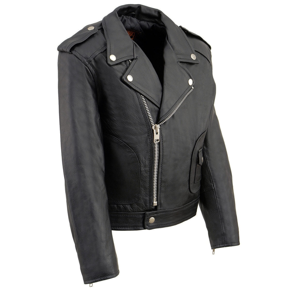 Leather biker cheap boys