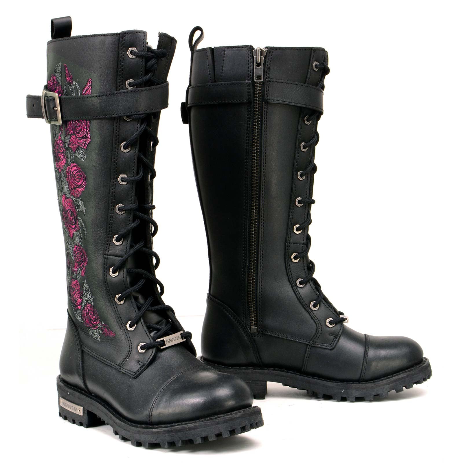 Motorcycle Boots Women KELINFONG Women's Platform Knee High Boots