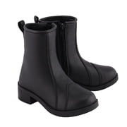 Milwaukee Leather MBL9485 Women's Premium Black Leather 'Clean Riding' Motorcycle Fashion Rider Boots with Toe Cap 9.5