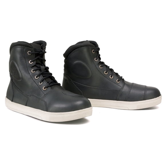 Milwaukee Leather MBM9002 Men's Black Leather Reinforced Street Biker Riding Shoes w/ Shift Protect Ankle Support 11