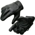 thumbnail image 1 of Milwaukee Leather MG7510 Men's Black Leather Gel Padded Palm Short Wrist Motorcycle Hand Gloves W/ ‘Full Panel Cover’ X-Large, 1 of 8