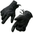 thumbnail image 1 of Milwaukee Leather MG7770 Women's Black Leather ’I - Touchscreen Compatible’ Laced Wrist Motorcycle Hand Gloves W/ Gel Palm Small, 1 of 8
