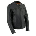 thumbnail image 1 of Milwaukee Leather MLL2552 Women's Premium Black Leather Motorcycle Rider Jacket w/ Cool-Tec Leather Treatement 3X-Large, 1 of 9