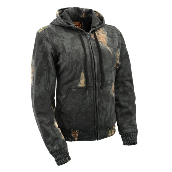 Milwaukee Leather MPM1779 Men's Mossy Oak Eclipse Zipper Front Hoodie 4X-Large