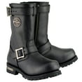 thumbnail image 1 of Milwaukee Leather Men's Black 11-Inch Classic Engineer Motorcycle Leather Boots MBM9020 13, 1 of 10