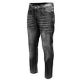 thumbnail image 1 of Milwaukee Leather MDM5001 Men's Black Armored Motorcycle Riding Denim Jeans Reinforced with Aramid Fibers 34, 1 of 9