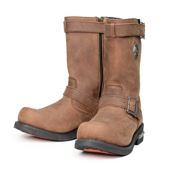 Milwaukee Leather Men's Brown Copper Forge Engineer Boots, MBM9059 12