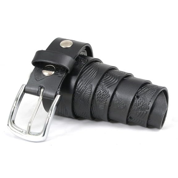 Milwaukee Leather Men's Interchangeable Buckle Leather Belts 48