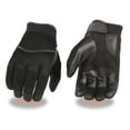 thumbnail image 1 of Milwaukee Leather Men's Mesh Racing Gloves w/ Leather Palm, 1 of 2