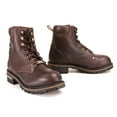 thumbnail image 1 of Milwaukee Leather Women's Dark Brown Leather Outdoors Lace-Up Boots for Bikers Casual MBL9308 5, 1 of 10