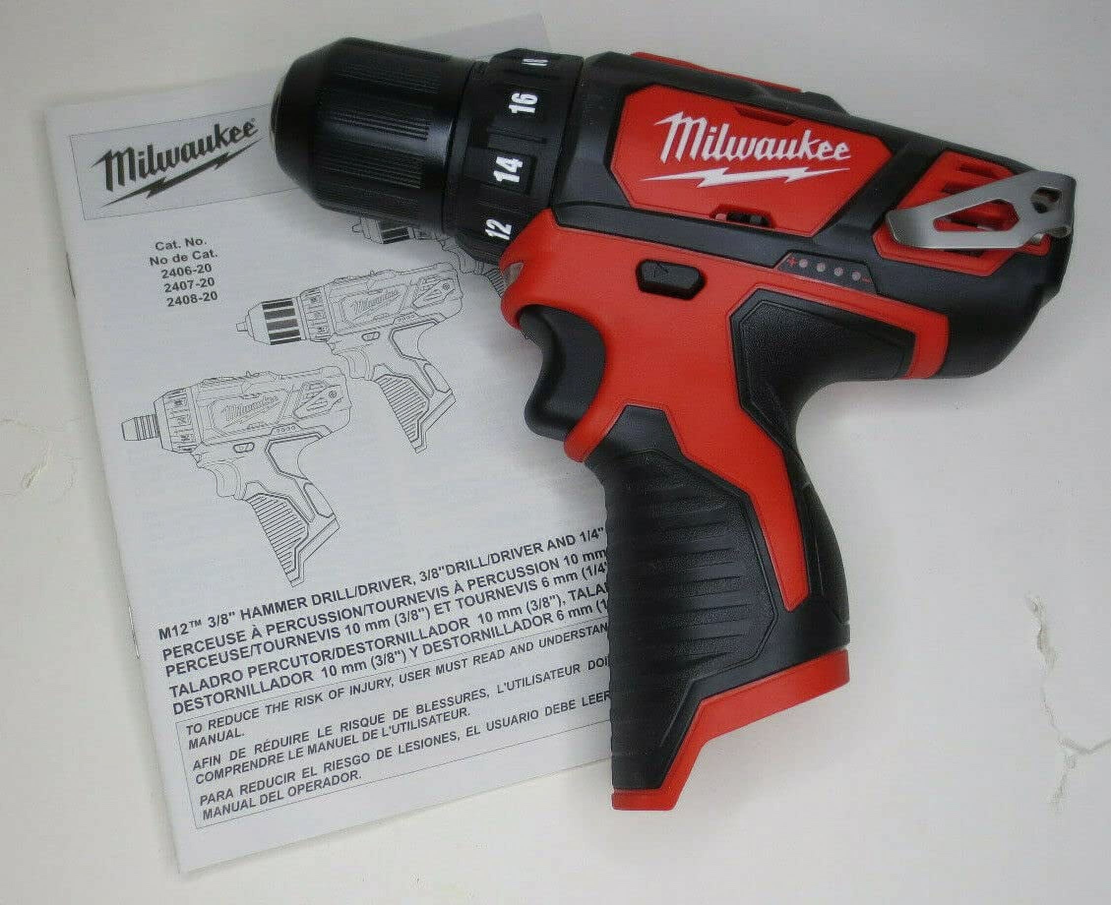 Milwaukee M12 12V 3/8Inch Drill Driver (240720) (Bare Tool Only