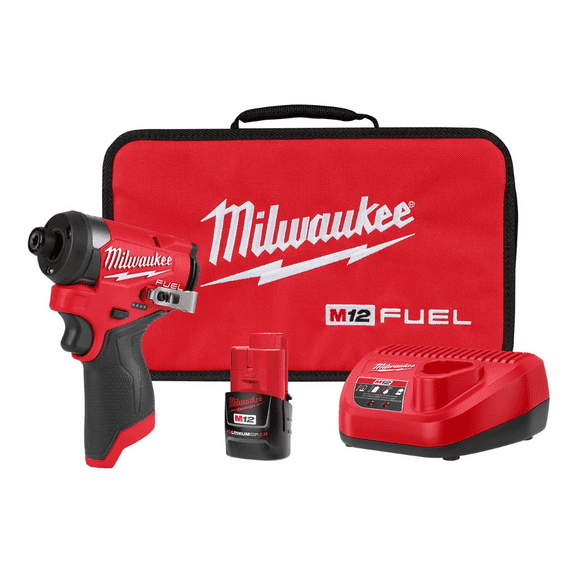 Milwaukee Tool M12 FUEL 1/4 Hex Impact Driver Kit
