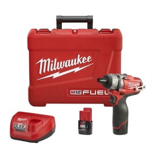 Milwaukee M12 Fuel 1/4" Hex 2-Spd Scrwdriver Kit