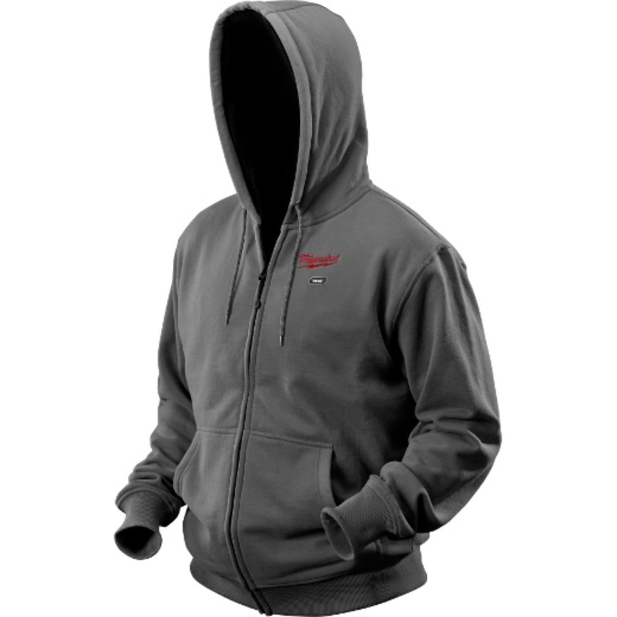 Milwaukee M12 Gray Heated Hoodie Only (No Battery) - Walmart.com