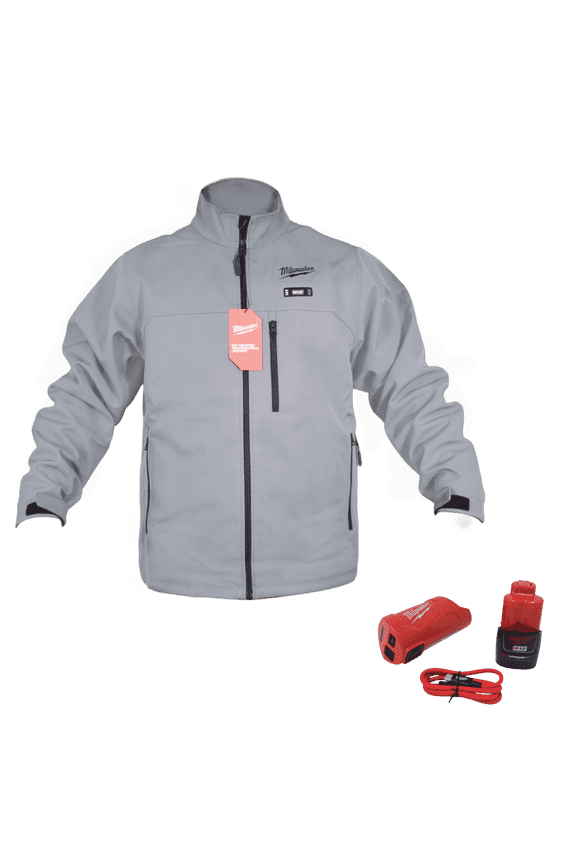 M12 Heated Jacket Kit (Gray) - Size Large