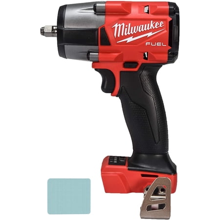 Milwaukee M18 18V Fuel 3/8" Brushless Cordless Mid-Torque Compact Impact Wrench Bare Tool + Mazepoly Cleaning Cloth