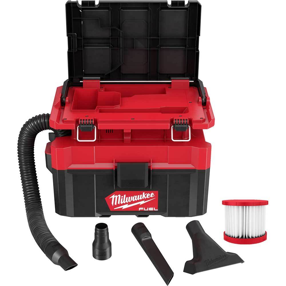 Milwaukee M18 18V Fuel Packout 2.5 Gallon Wet/Dry Vacuum 0970-20 - image 1 of 4