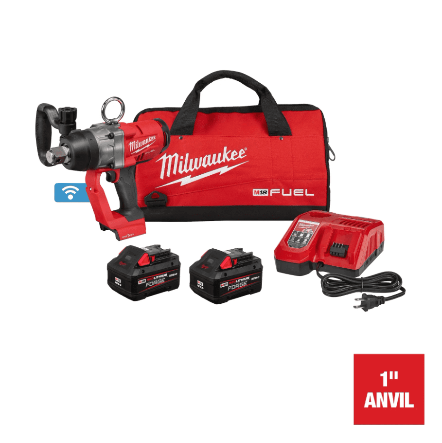 Milwaukee M18 FUEL 1" High Torque Impact Wrench Kit with ONE-KEY (2867-22)