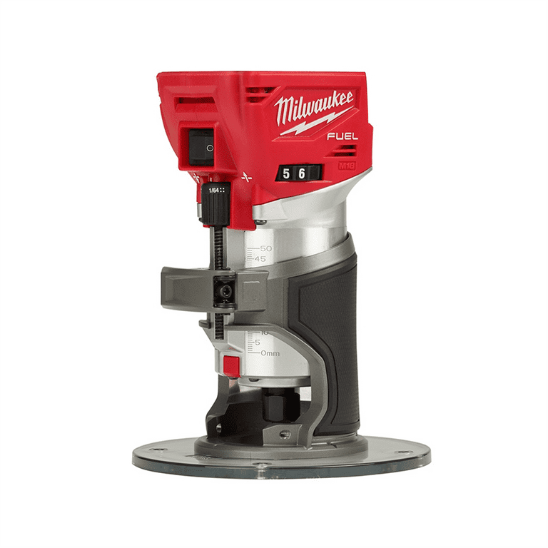 M18 FUEL 18-Volt Lithium-Ion Brushless Cordless Compact Router (Tool-Only) M18 FUEL 18-Volt Lithium-Ion Brushless Cordless Compact Router (Tool-Only)