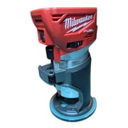 Milwaukee 2723-20 M18 FUEL 18V جهاز توجيه مدمج لاسلكي (أداة عارية) – جهاز توجيه بدون فرش للأعمال الخشبية وصناعة الخزانات وتوجيه الحواف، 31000 دورة في الدقيقة