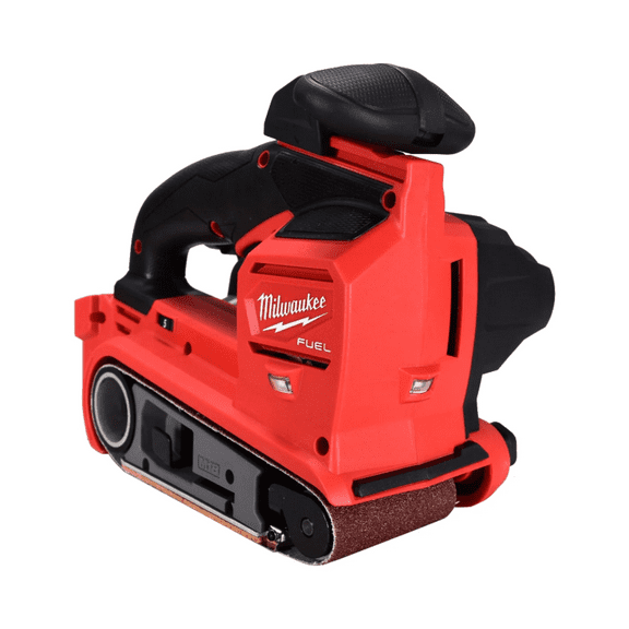 Open Box Milwaukee M18 FUEL 18V Cordless 3" x 18" Belt Sander (2832-20)  Brushless Motor, Variable Speed, Dust Collection, Tool Only