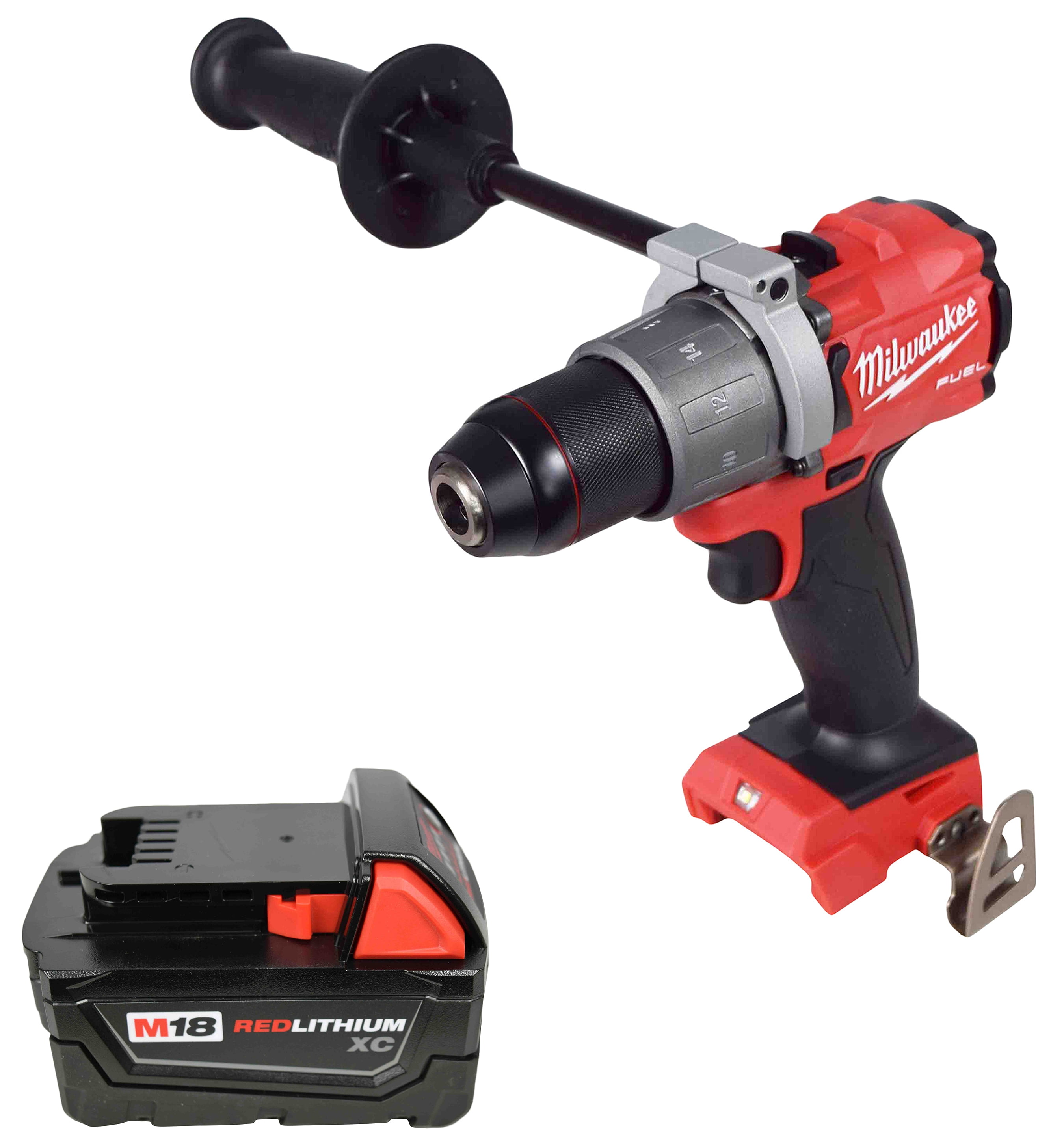 Milwaukee M18 Fuel 1/2" 18V Brushless Hammer Drill Driver 2804-20 with 2Ah Battery