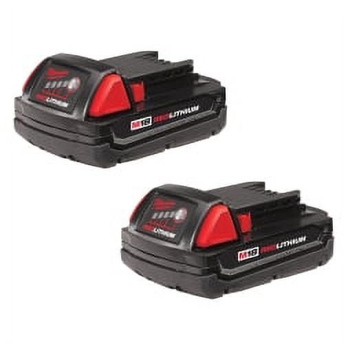 Milwaukee M18 Redlithium Compact Battery 2 Pack