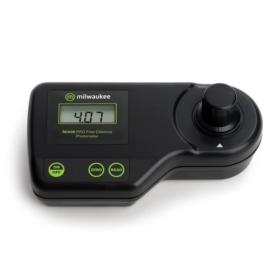 Milwaukee MI406 Free Chlorine PRO Photometer for Water Analysis,
