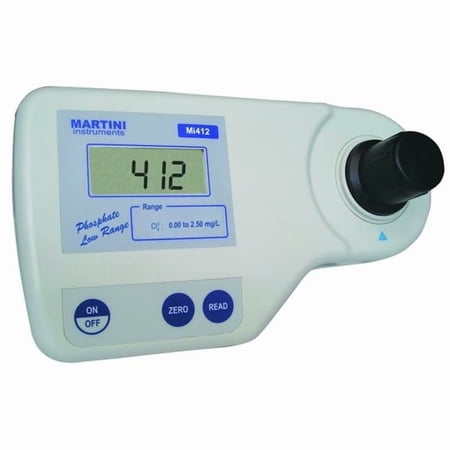 Milwaukee MI412 Low Range Phosphate PRO Photometer for Water Analysis