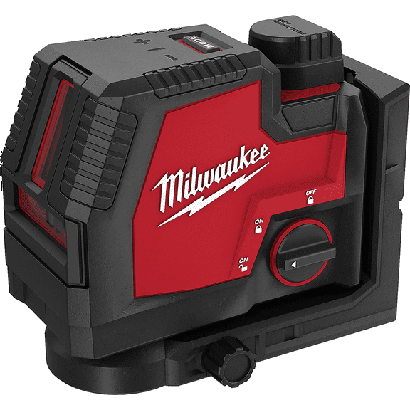 Milwaukee Manual Cross-Line Laser, Green Light, 13", 6 lb