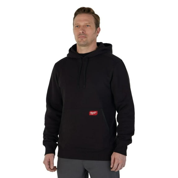 Milwaukee Midweight Pullover Hoodie Black Xl