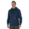 thumbnail image 1 of Milwaukee Midweight Pullover Hoodie Blue Xl, 1 of 8