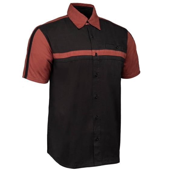 Milwaukee Motorcycle Clothing Co. Men's Gear Head Mechanic Shirt, MMC16012 5X-Large