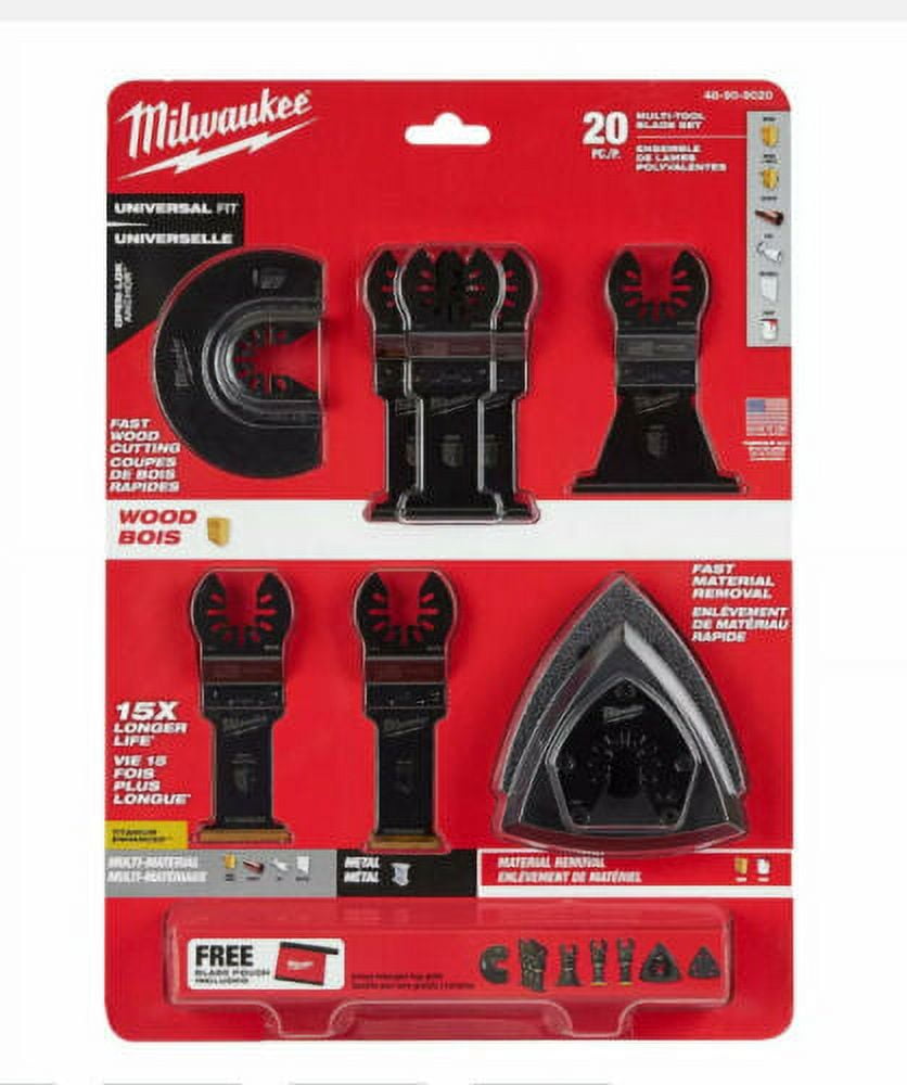 MILWAUKEE ACCESSOIRES - Lame Titanium Multitool - Ø 80 mm